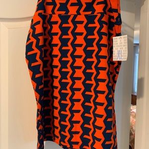 NWT LuLaRoe XL Cassie Pencil skirt